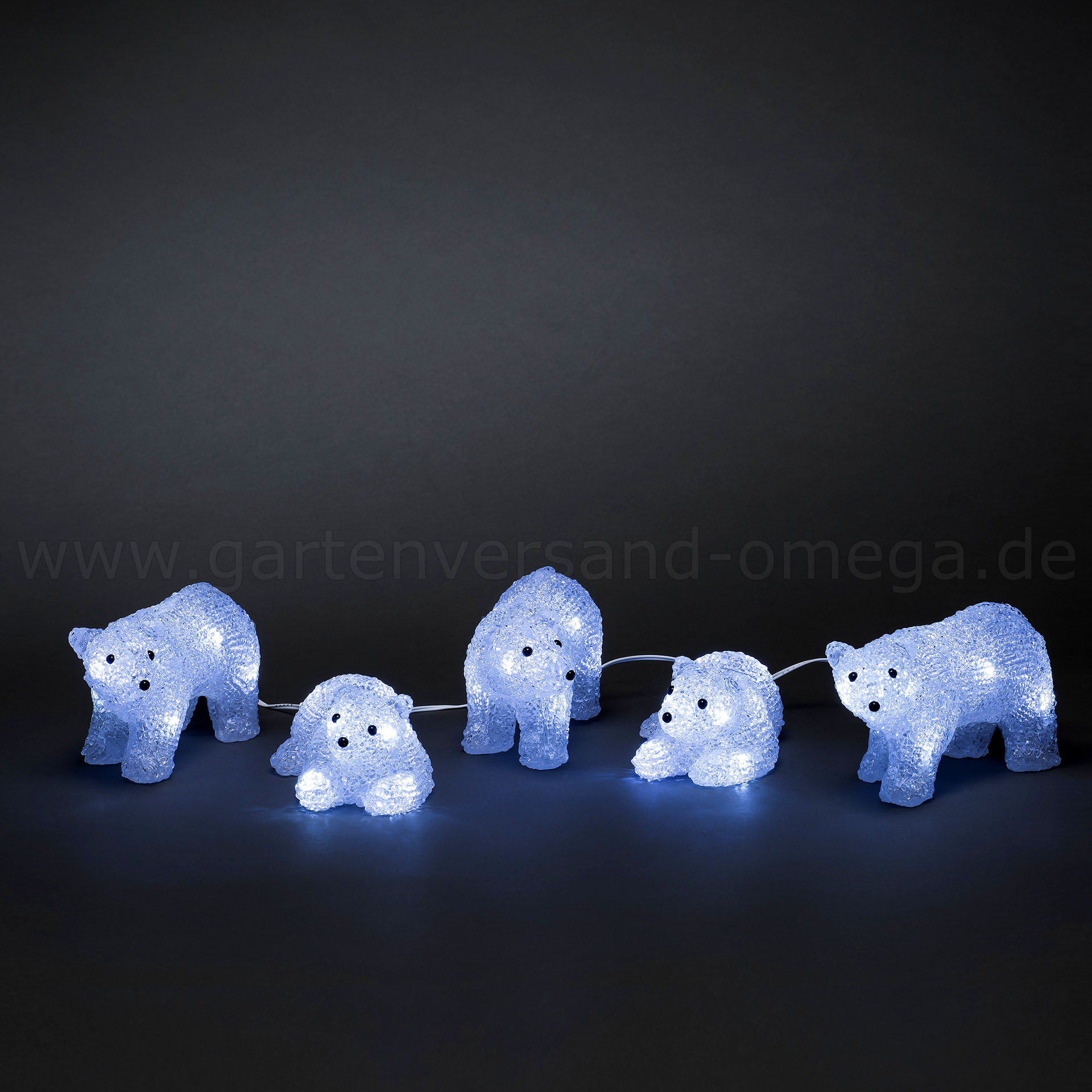 LED AcrylPolarbären LEDBären, Acrylfiguren